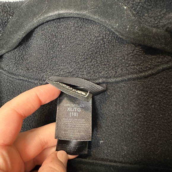 The North Face Black Fleece Denali Zipper Jacket Girl’s Size XL 18 Womens S/M - Picture 3 of 7